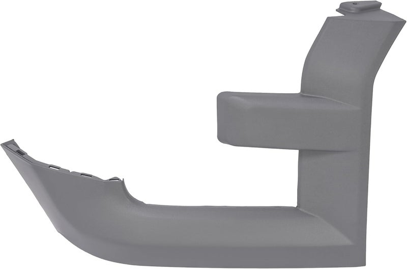 ALMULOO Headlight Bezel Right Compatible with 2015-2017 Ford F150 Front Lamp Cover Trim Plastic(PP) Painted W/Texture Primed Gray Replacement for FL3Z17C754AA FL3Z17C754BPTM - Image 2